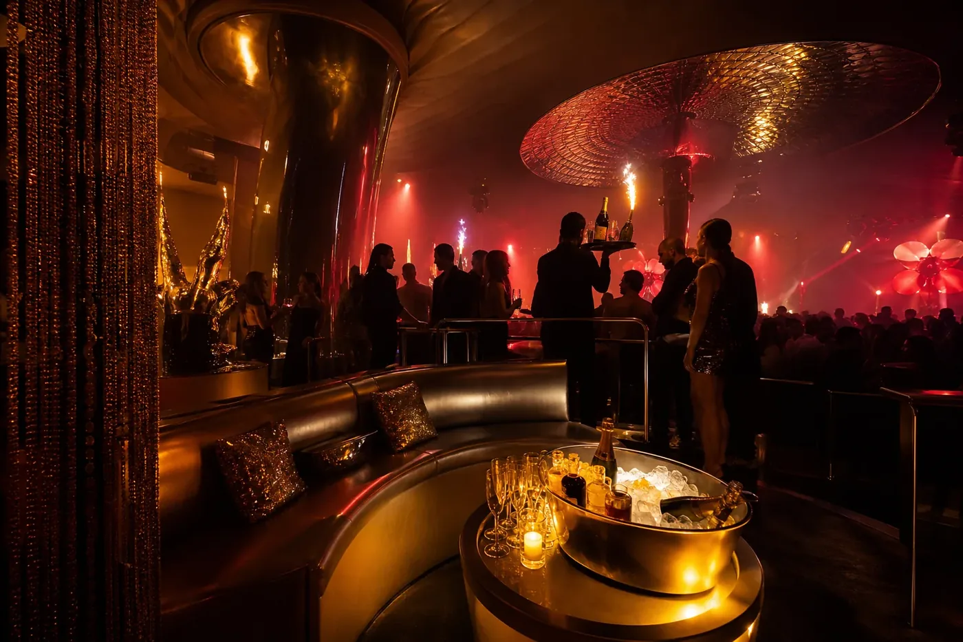VIP-Bereich im Pacha Ibiza mit exklusivem Service